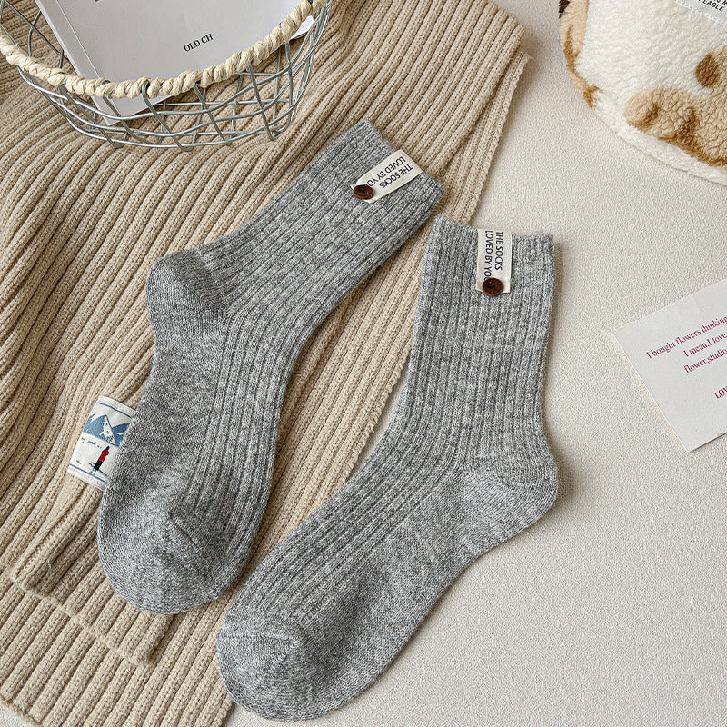 Warm socks made of natural wool Favee.me