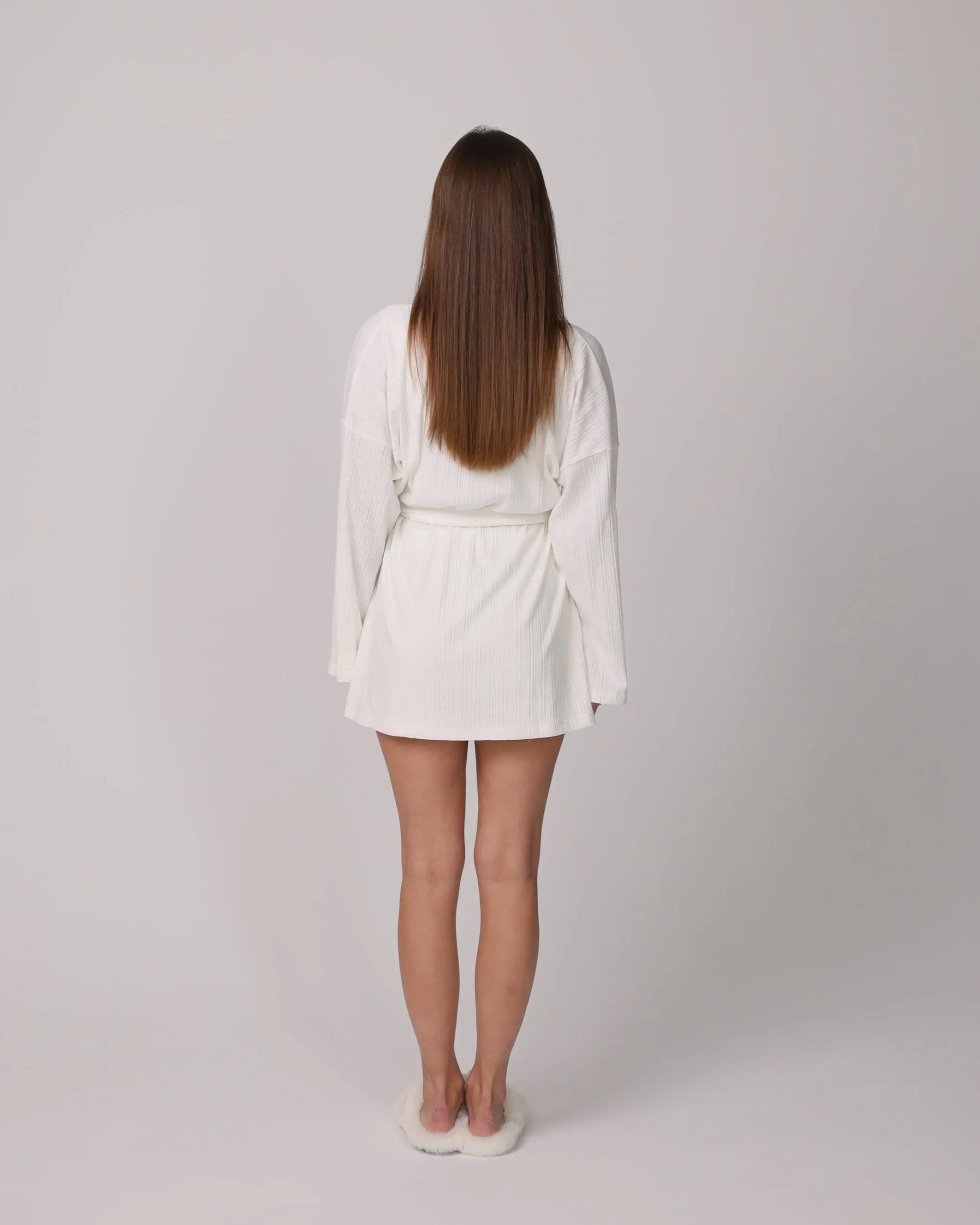 Bali™ White Loungewear Set with Shorts - Stylish Comfort for Home